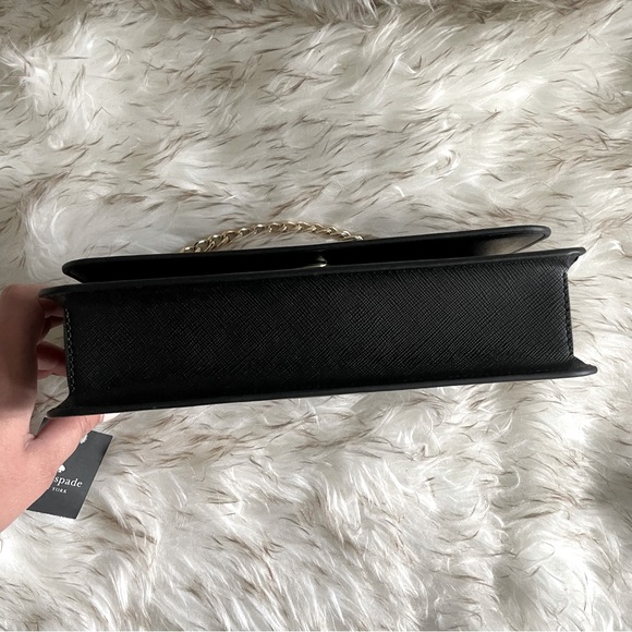 Kate Spade black flap crossbody - Picture 2 of 9
